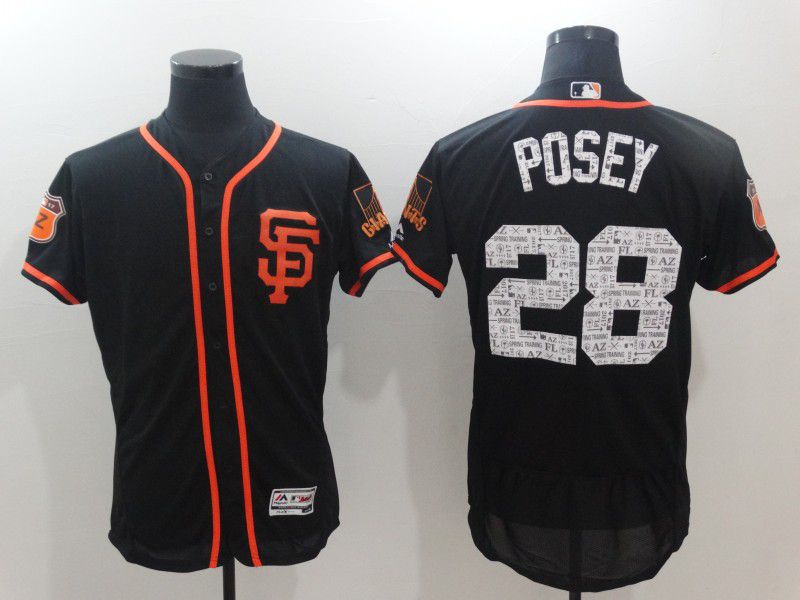 Men San Francisco Giants #28 Posey Black Elite 2021 MLB Jersey->houston astros->MLB Jersey